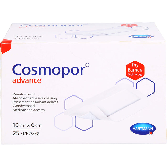 Cosmopor Advance 10x6cm, 25 St PFL