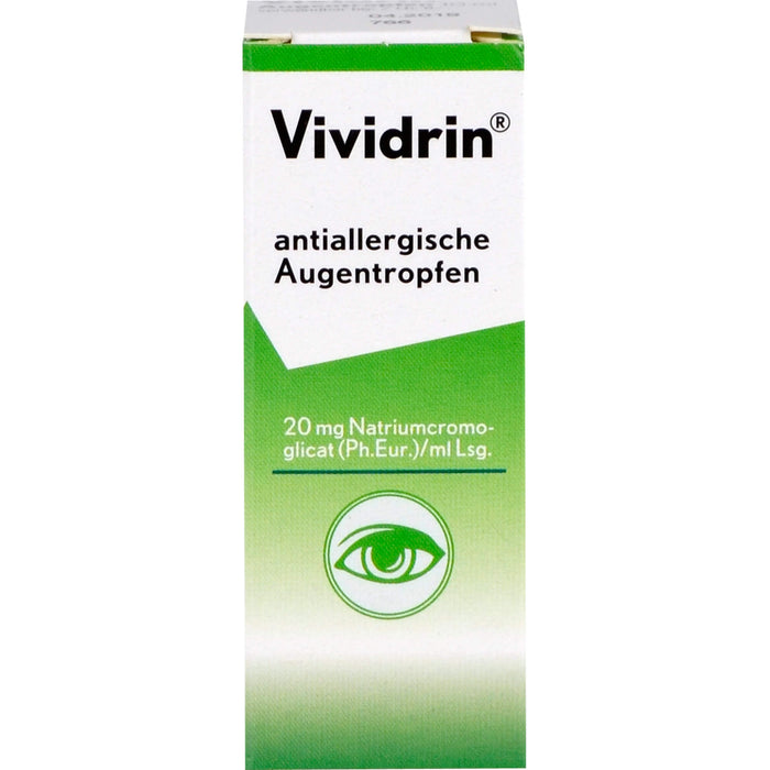 Vividrin antiallergische Augentropfen, 10 ml Lösung