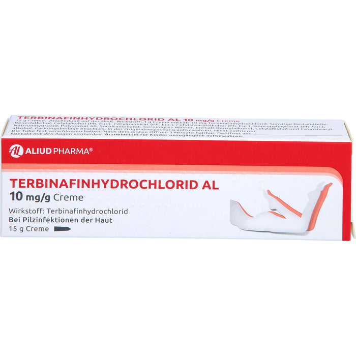 Terbinafinhydrochlorid AL 10 mg/g Creme, 15 g CRE
