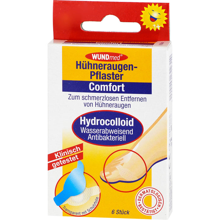 Hühneraugen Pflaster Comfort hydrocolloid, 6 St PFL