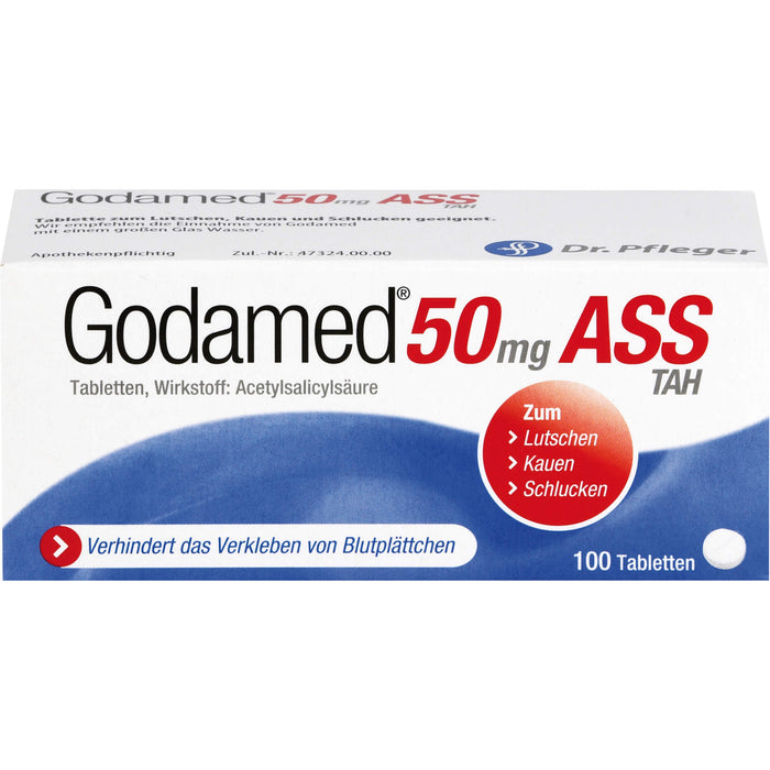 Godamed 50 mg ASS TAH Tabletten, 100 St. Tabletten