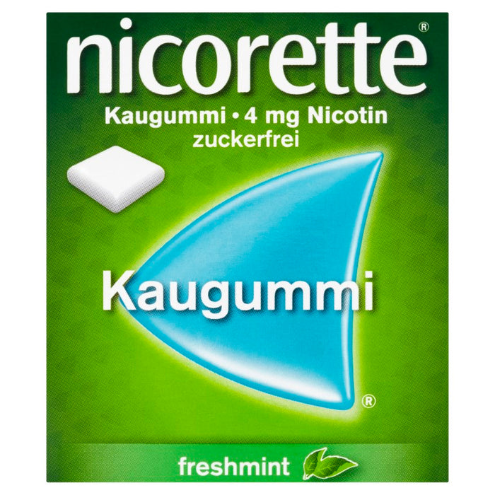 nicorette Kaugummi 4 mg Nicotin zuckerfrei freshmint für starke Raucher, 30 St. Kaugummi