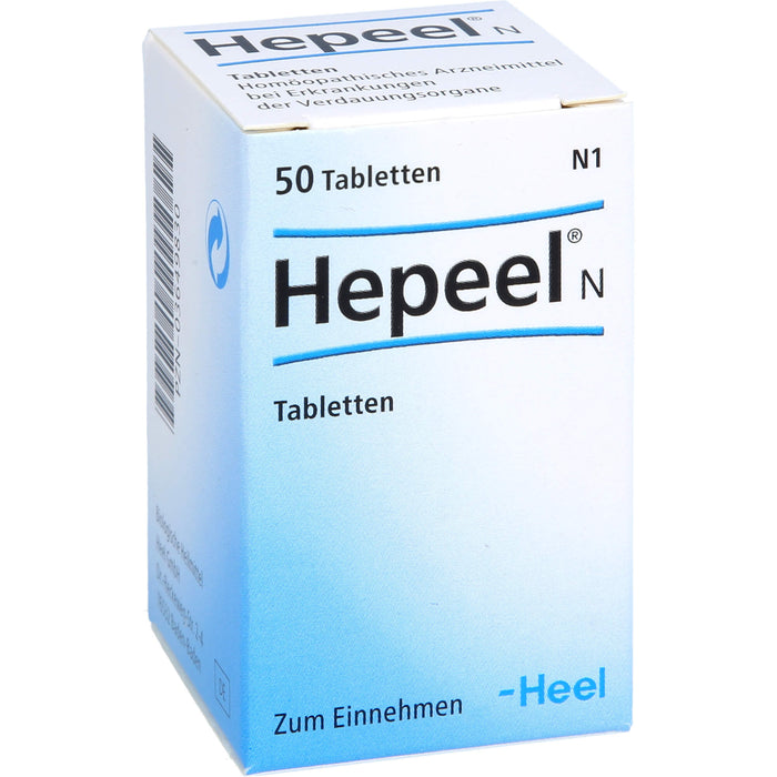 Hepeel N Tabletten bei Erkrankungen der Verdauungsorgane, 50 St. Tabletten