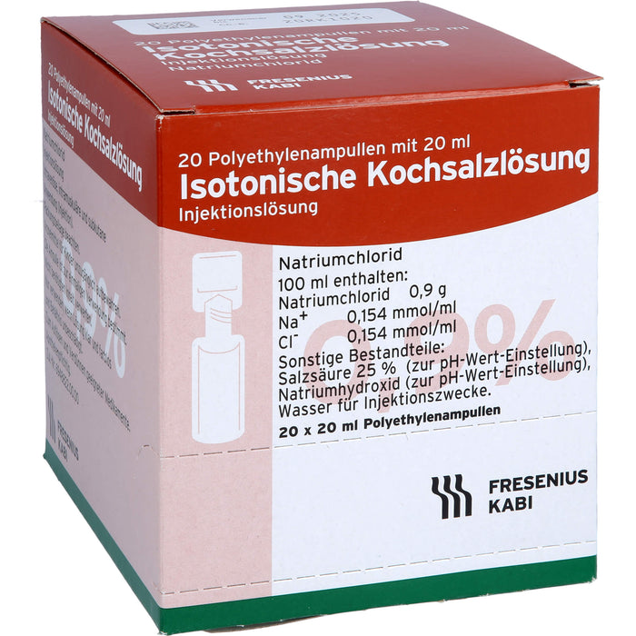 FRESENIUS KABI Isotonische Kochsalzlösung 0,9 % Injektionslösung, 400 ml Lösung