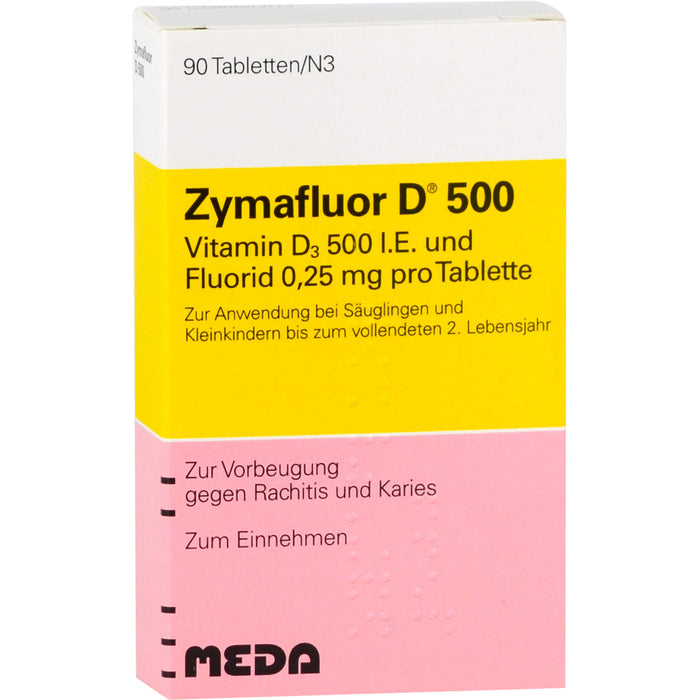 Zymafluor D 500 Tabletten, 90 St. Tabletten