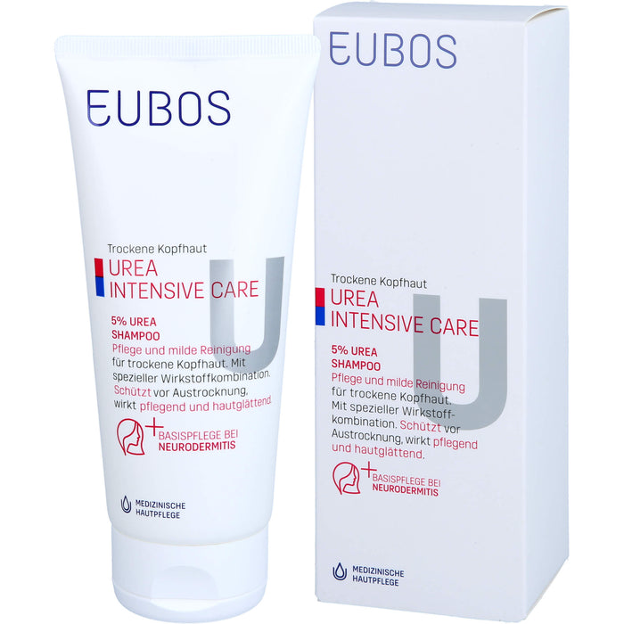 EUBOS Trockene Haut UREA 5% Shampoo, 200 ml SHA