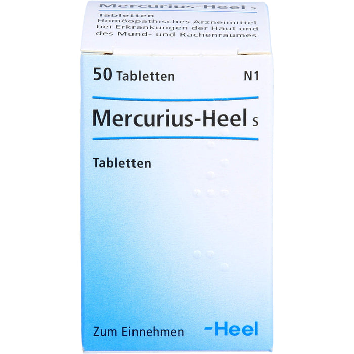 Mercurius-Heel S Tabletten bei Erkrankungen der Haut und des Mund- und Rachenraumes, 50 St. Tabletten