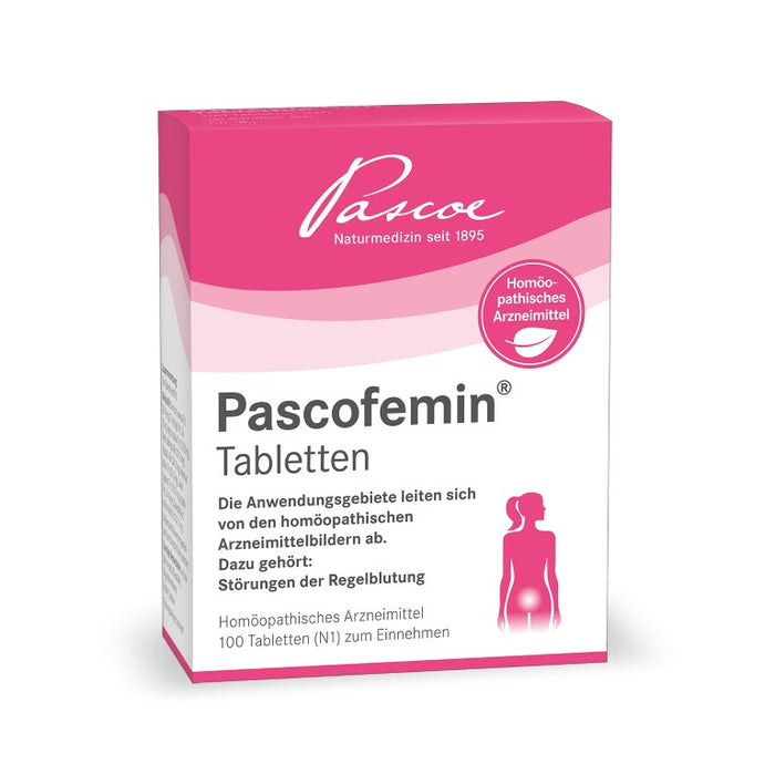 Pascofemin Tabletten bei Störungen der Regelblutung, 100 St. Tabletten