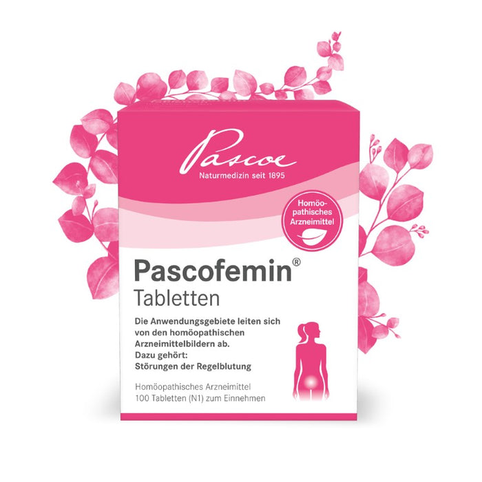 Pascofemin Tabletten bei Störungen der Regelblutung, 100 St. Tabletten