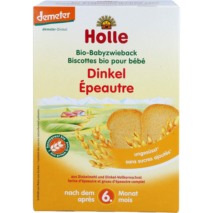 Holle Bio Baby Dinkel-Zwieback, 200 g