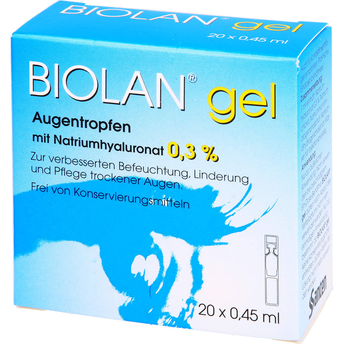 Biolan gel Augentropfen, 20X0.45 ml ATR
