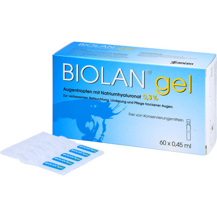 Biolan gel Augentropfen, 60X0.45 ml ATR