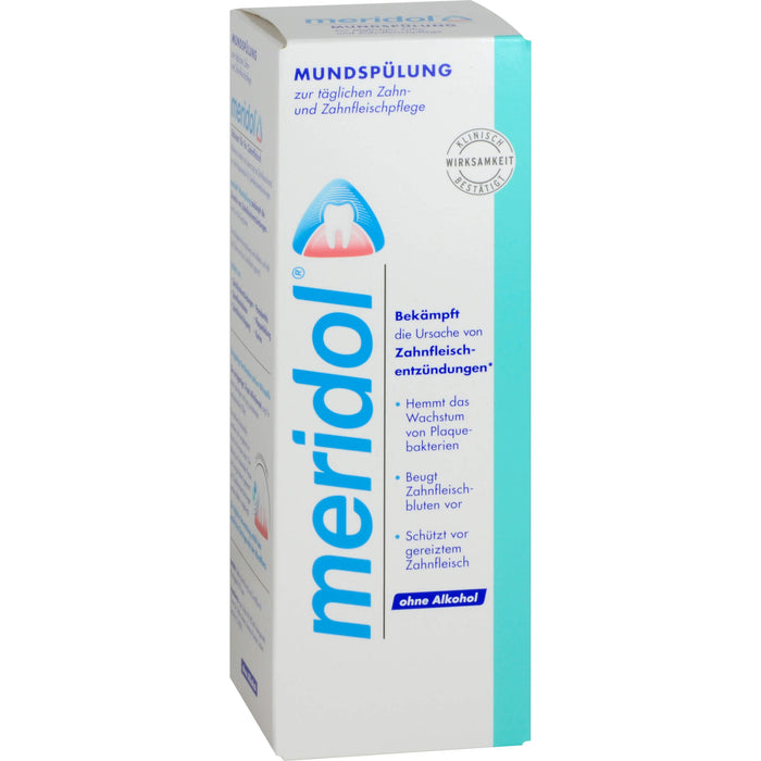 meridol Mundspülung zur täglichen Zahn- und Zahnfleischpflege, 400 ml Lösung