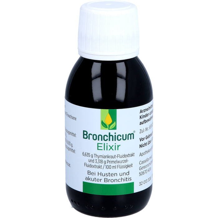 Bronchicum Elixir bei Husten und akuter Bronchitis, 100 ml Lösung