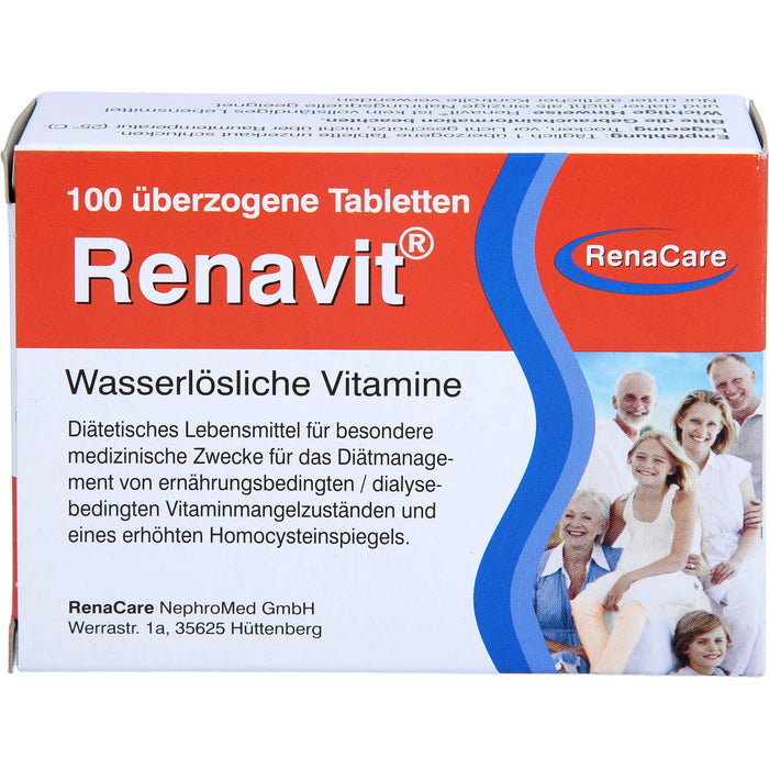 Renavit Tabletten wasserlösliche Vitamine, 100 St. Tabletten
