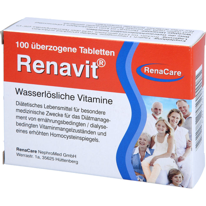 Renavit Tabletten wasserlösliche Vitamine, 100 St. Tabletten