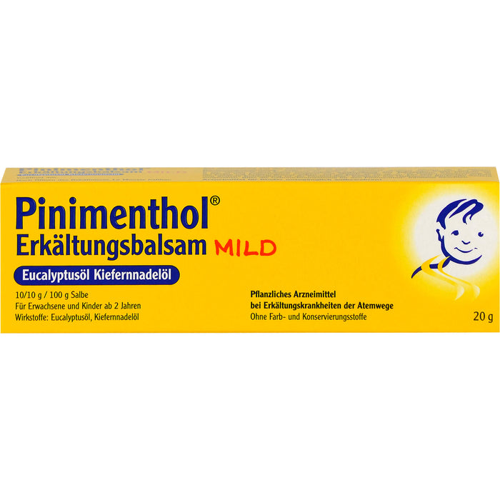 Pinimenthol mild Erkältungsbalsam, 20 g Salbe