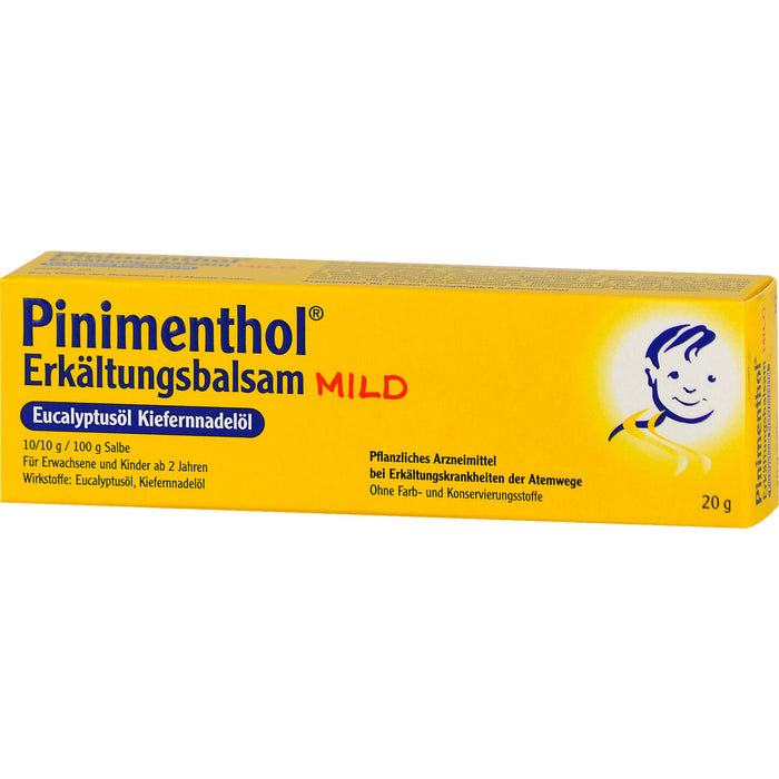 Pinimenthol mild Erkältungsbalsam, 20 g Salbe