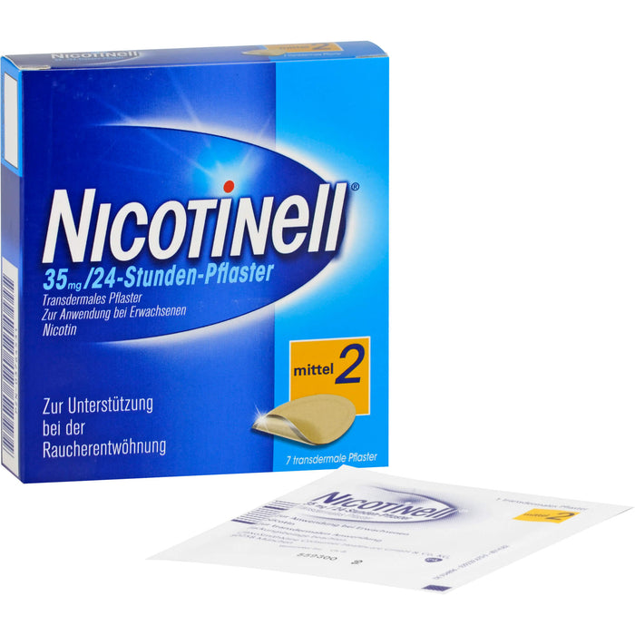Nicotinell 14 mg/24-Stunden-Pflaster (bisher 35 mg) Stärke 2 (mittel), 7 St. Pflaster