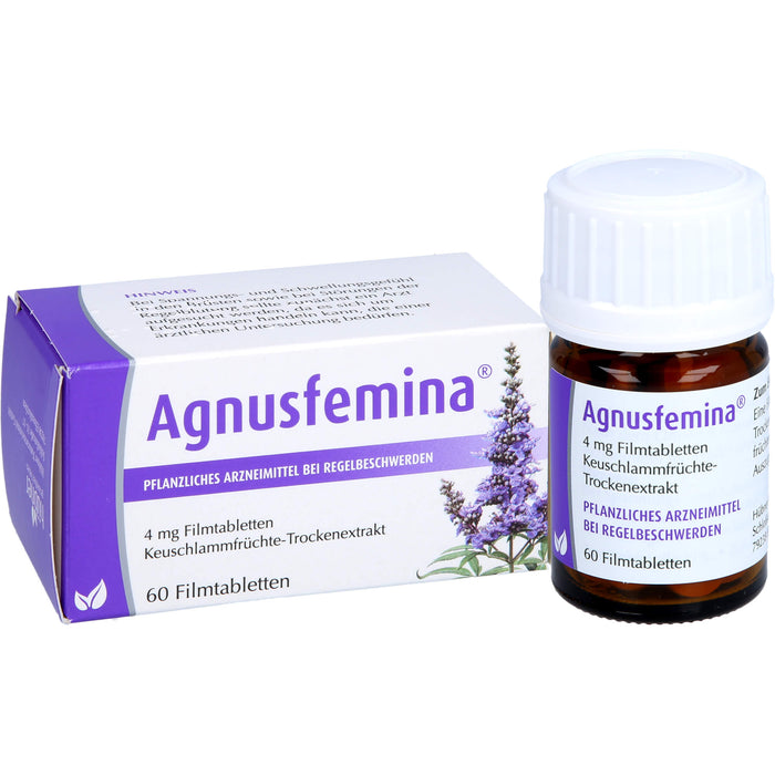 Agnusfemina 4 mg Filmtabletten bei Regelbeschwerden, 60 St. Tabletten
