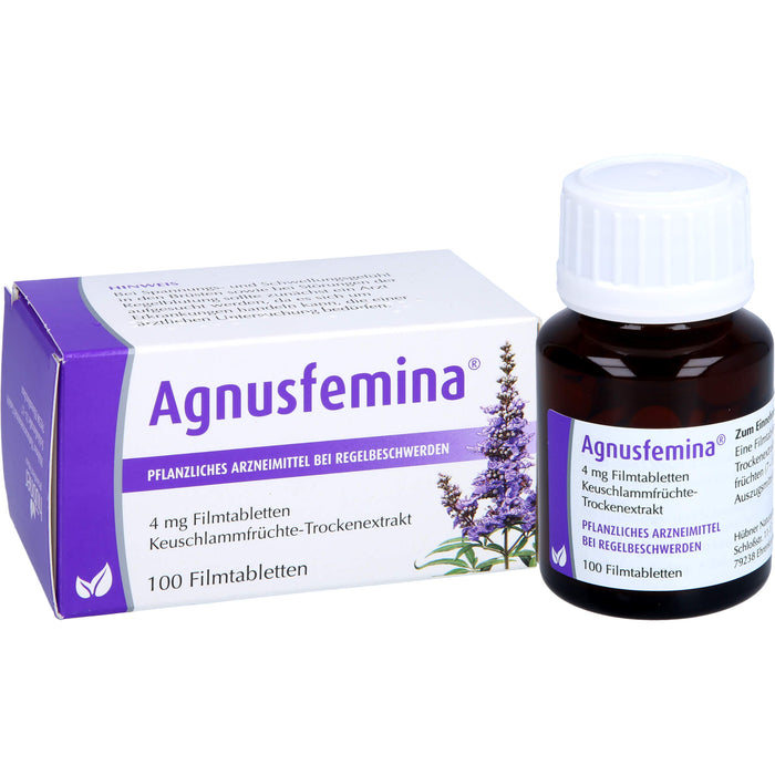 Agnusfemina 4 mg Filmtabletten bei Regelbeschwerden, 100 St. Tabletten