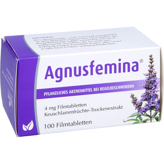 Agnusfemina 4 mg Filmtabletten bei Regelbeschwerden, 100 St. Tabletten