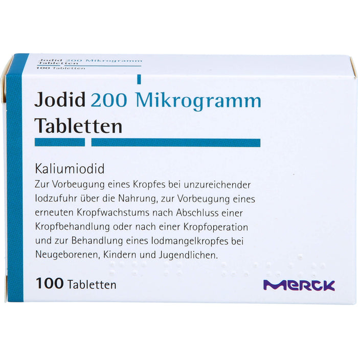 Jodid 200 Mikrogramm Tabletten, 100 St. Tabletten