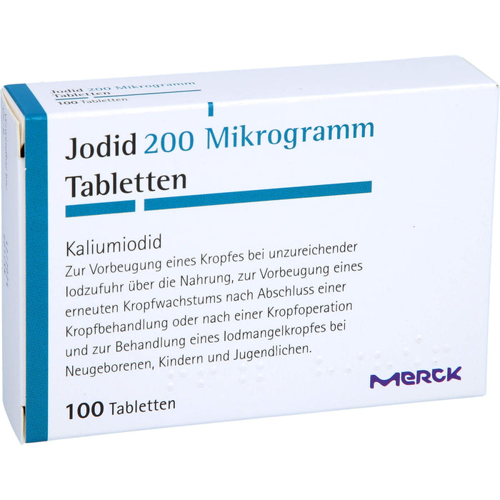 Jodid 200 Mikrogramm Tabletten, 100 St. Tabletten