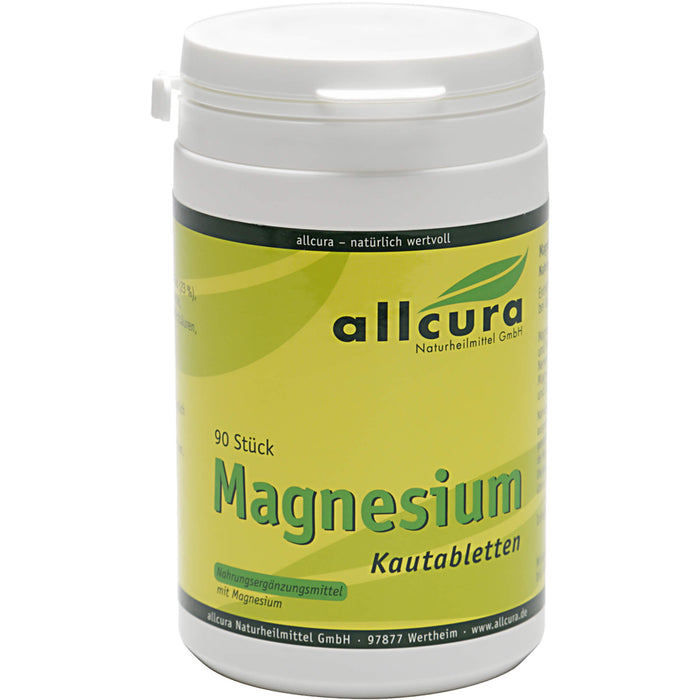 allcura Magnesium 115 mg Kautabletten, 90 St. Tabletten