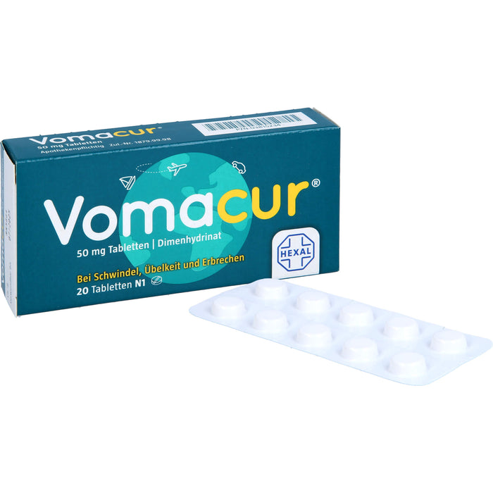 Vomacur 50 mg Tabletten, 20 St. Tabletten