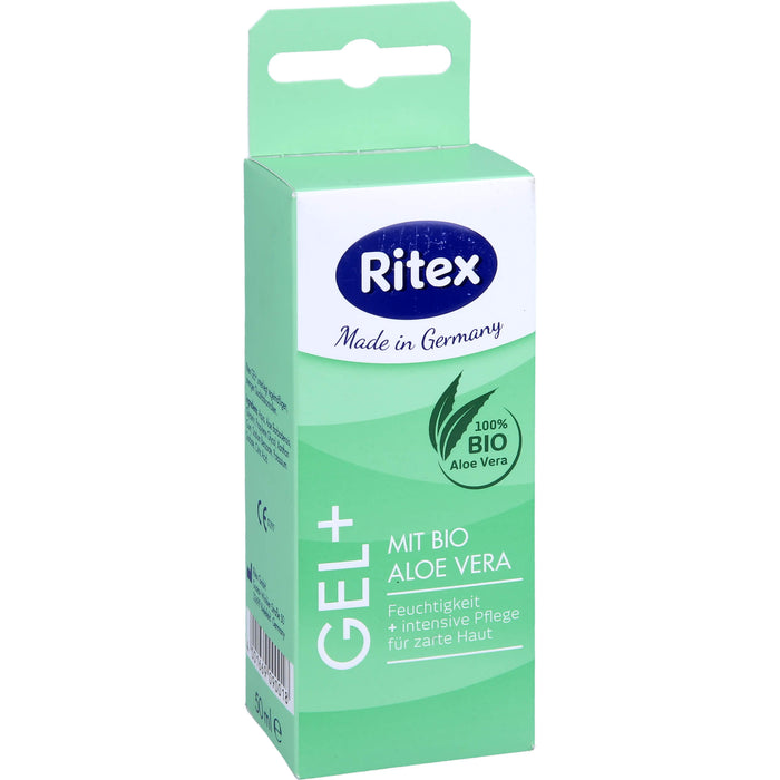 Ritex Gel+ Feuchtigkeit + intensive Pflege für zarte Haut, 50 ml Gel