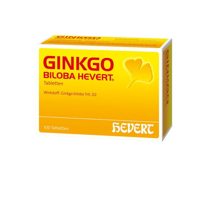 Ginkgo Biloba Hevert Tabletten, 100 St. Tabletten