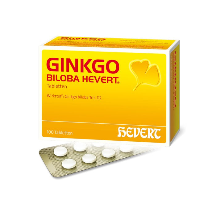 Ginkgo Biloba Hevert Tabletten, 100 St. Tabletten