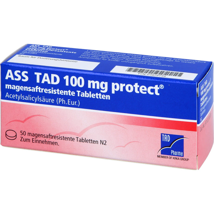 ASS TAD 100 mg protect Tabletten, 50 St. Tabletten