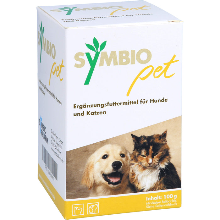 SymbioPet Pulver für Hunde und Katzen, 100 g Pulver