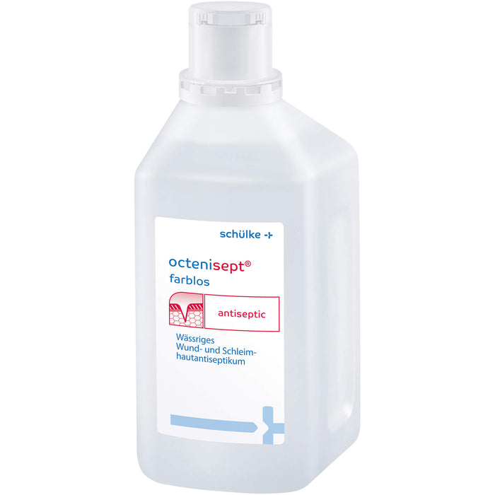 octenisept - wässriges Wund- und Schleimhautantiseptikum mit guter Verträglichkeit, schmerzfreier Anwendung und schneller Wirkung, 1000 ml Lösung