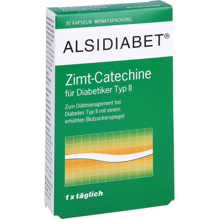 ALSIDIABET Zimt-Catechine f.Diab.TypII 1xtaegl., 30 St KAP