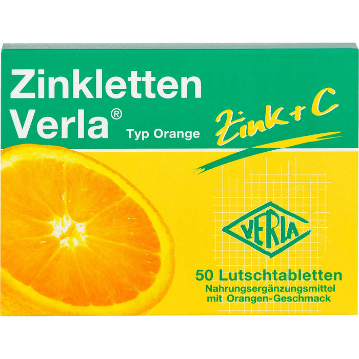Zinkletten Verla Typ Orange Tabletten, 50 St. Tabletten