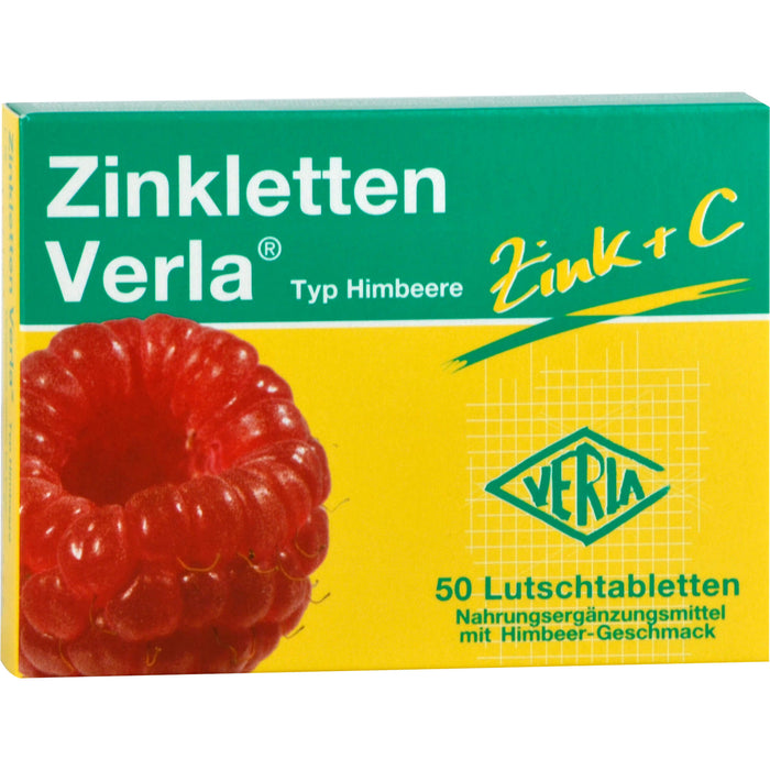 Zinkletten Verla Typ Himbeere Tabletten, 50 St. Tabletten