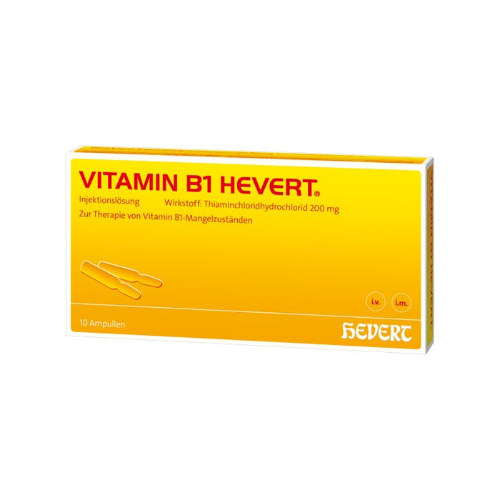 Vitamin B1 Hevert Ampullen, 10 St. Ampullen