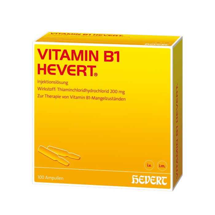 Vitamin B1 Hevert Ampullen, 100 St. Ampullen