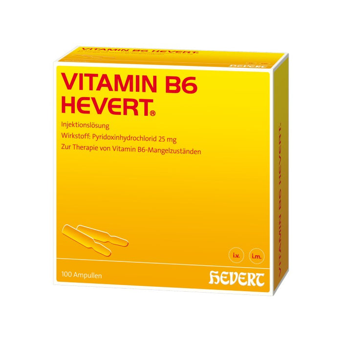 Vitamin B6 Hevert injekt Ampullen, 100 St. Ampullen