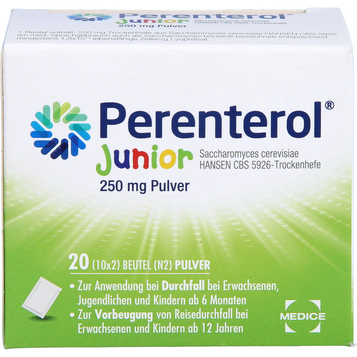 Perenterol Junior 250 mg Pulver bei Durchfall, 20 St. Beutel