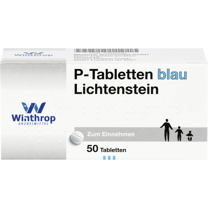 P-Tabletten blau Lichtenstein Tabletten, 50 St. Tabletten