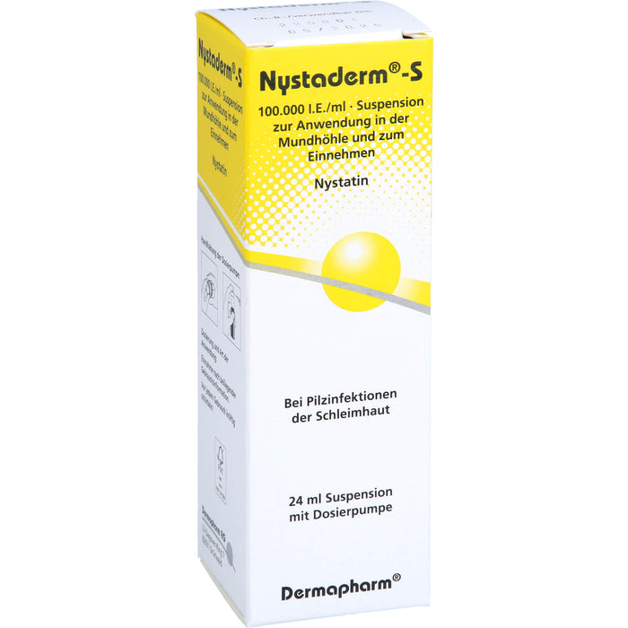 Nystaderm-S Antimykotikum mit Dosierpumpe, 24 ml Lösung