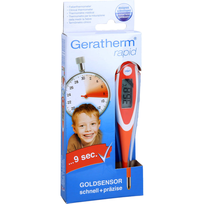 Geratherm rapid Fieberthermometer digital mit Goldsensor, 1 St. Fieberthermometer
