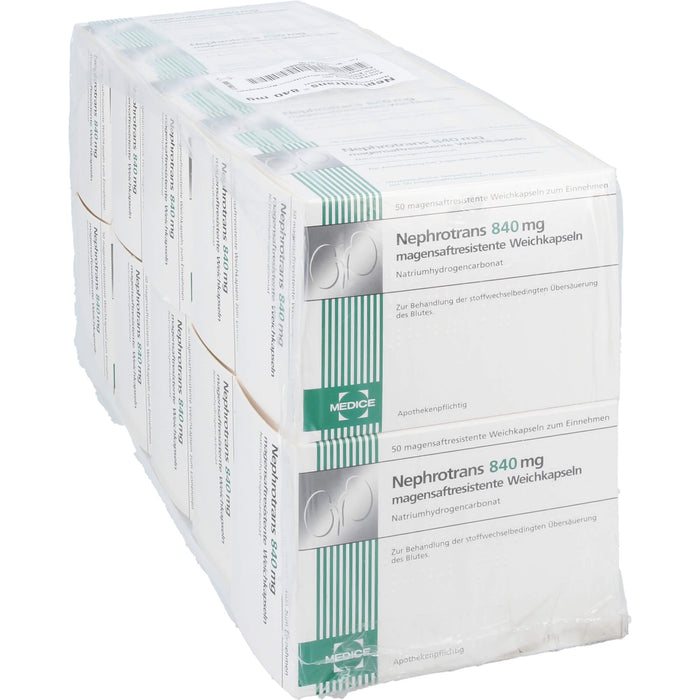 Nephrotrans 840 mg magensaftresistente Weichkapseln, 500 St KMR