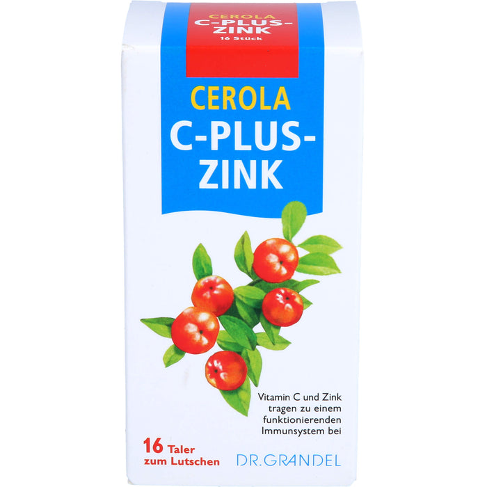 CEROLA C-Plus-Zink Taler, 16 St. Tabletten