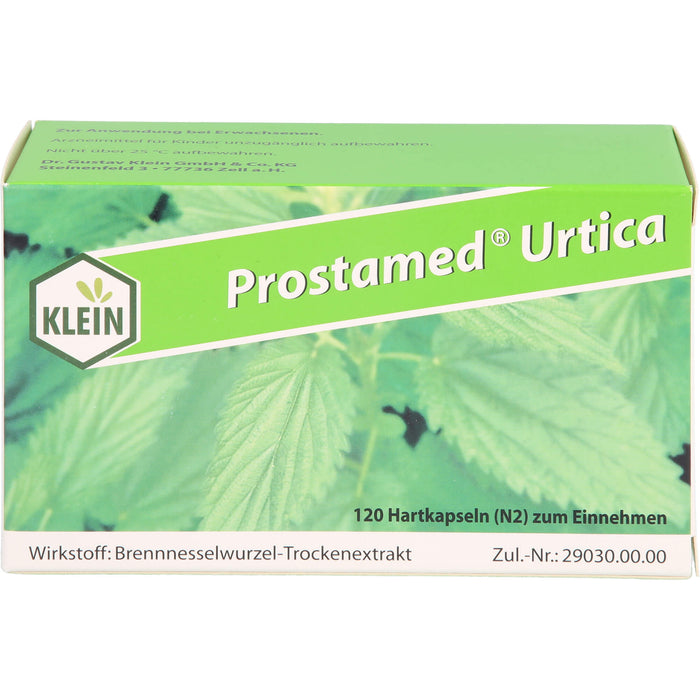 KLEIN Prostamed Urtica Hartkapseln bei Prostataerkrankungen, 120 St. Kapseln