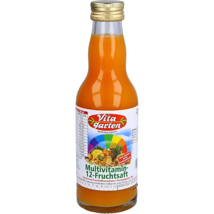 Vitagarten 12-Frucht-Multi-Saft Einwegflasche, 200 ml SAF